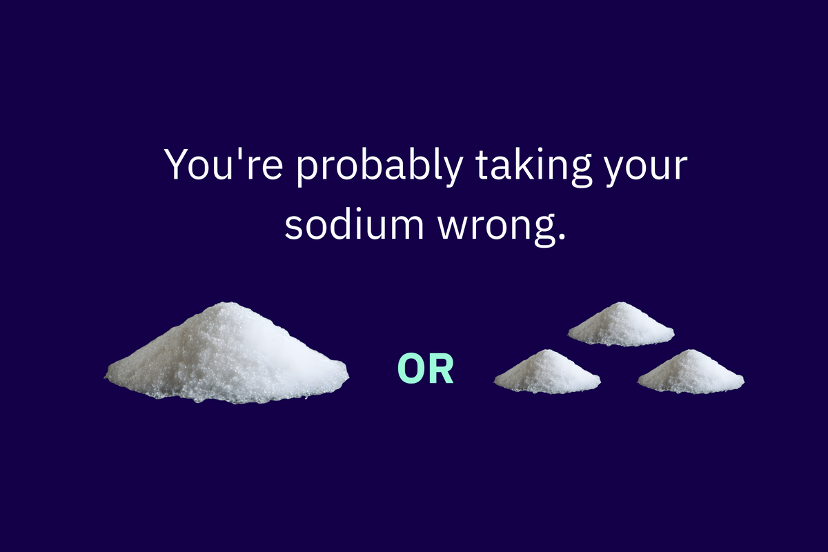 Bolus or Distributed? What the Research Says About Sodium Dosing Timing