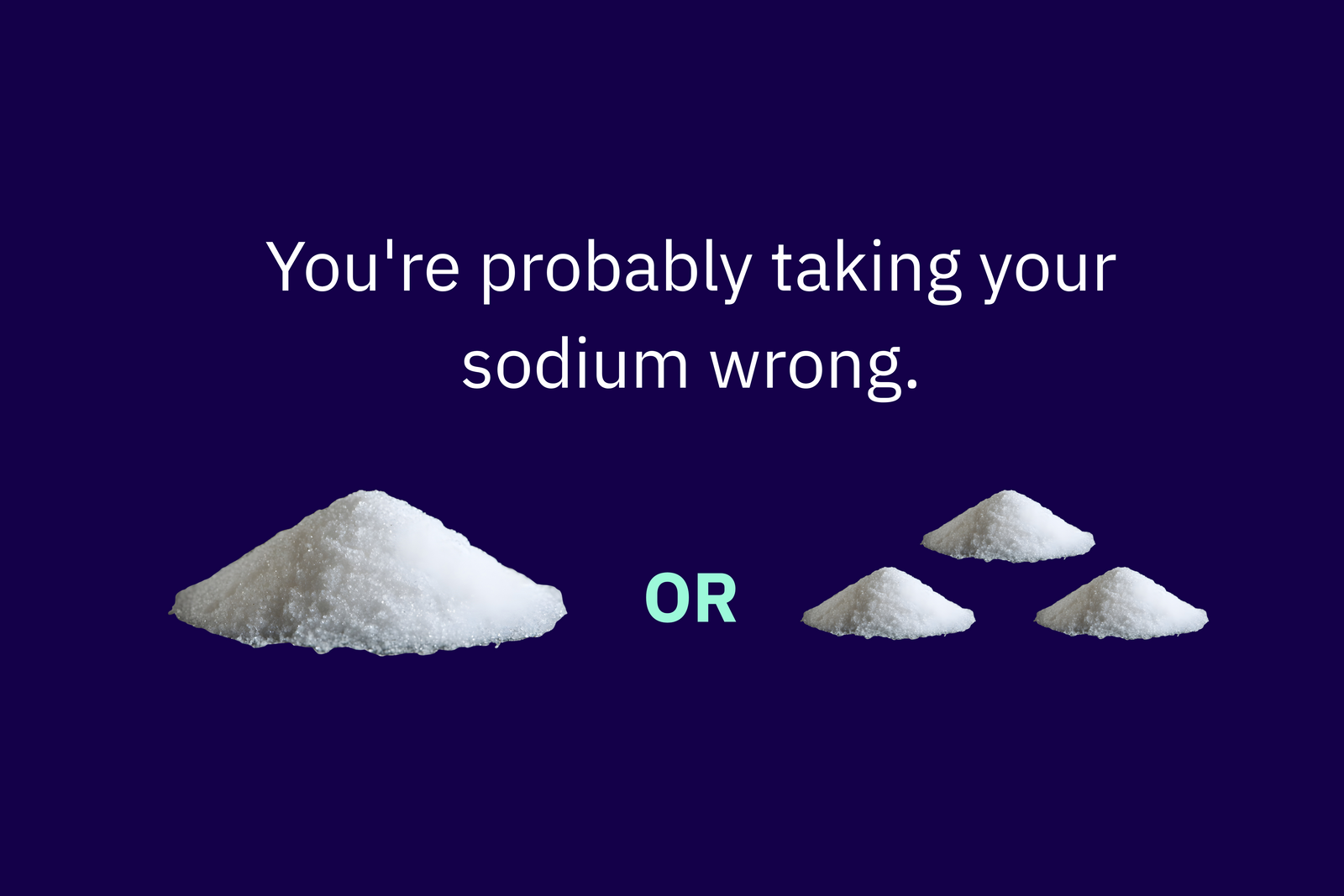 Bolus or Distributed? What the Research Says About Sodium Dosing Timing
